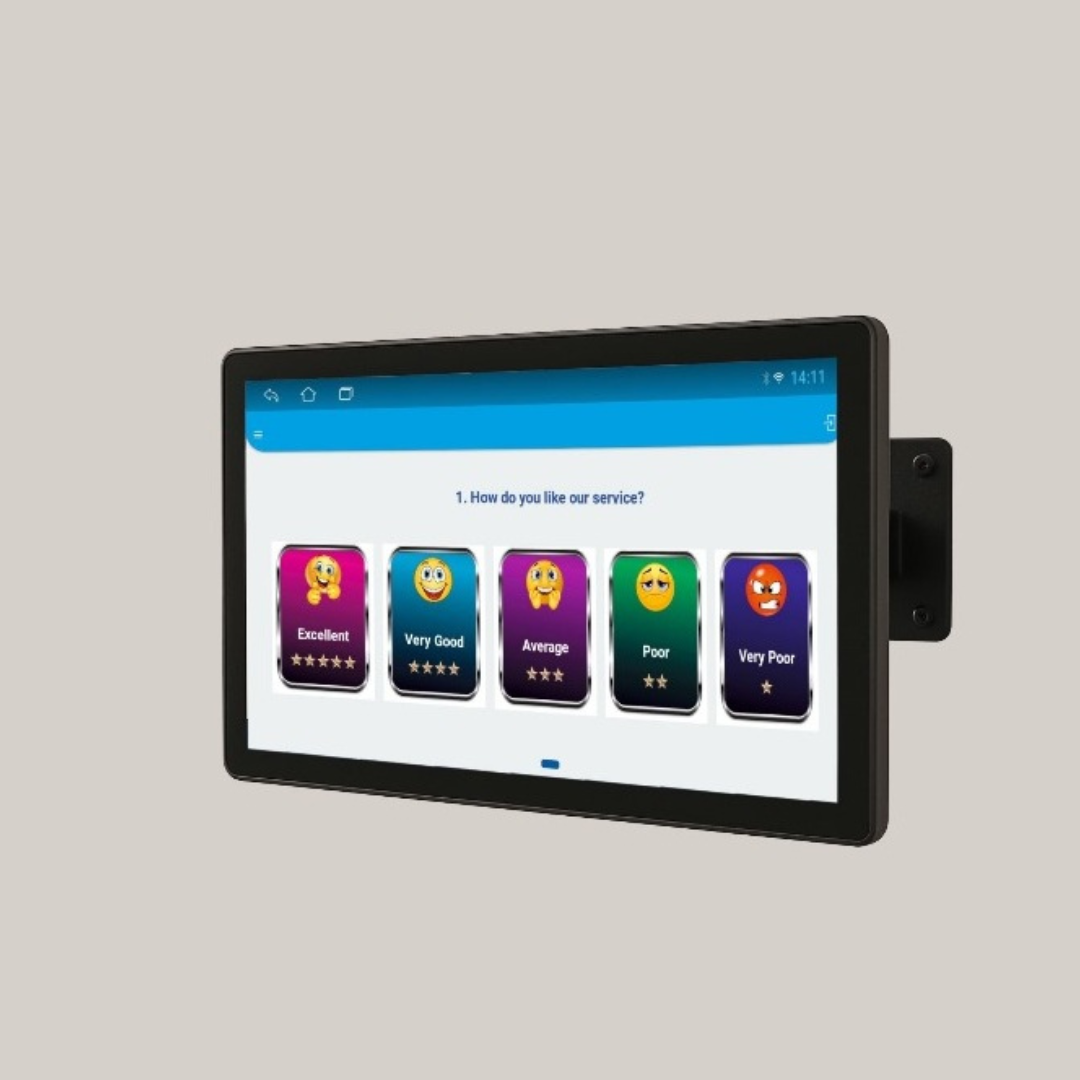 HPC44- Wall Mount Touch Kiosk Customer Feedback Terminal