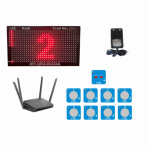 HPC206- 8 User Wireless Quiz Game Buzzer System with LED Display
