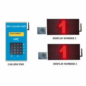 HPC54- Wireless Token Calling System With Dual Display