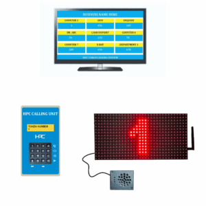 HPC53- Wireless Token Calling System Display & TV Screen Unit